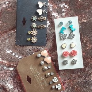 3 SETS OF EARRINGS